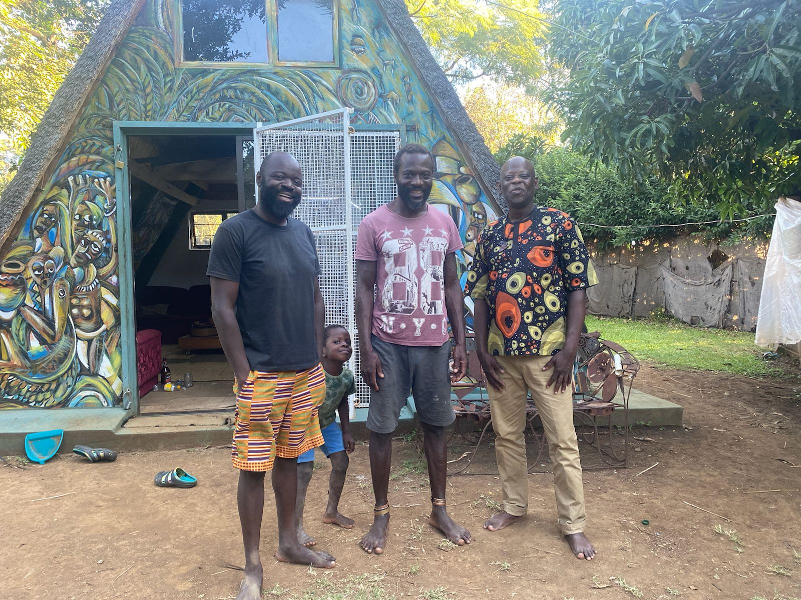 At Gudagudo's Residence at Mt. Pleasant, Harare, Zimbabwe